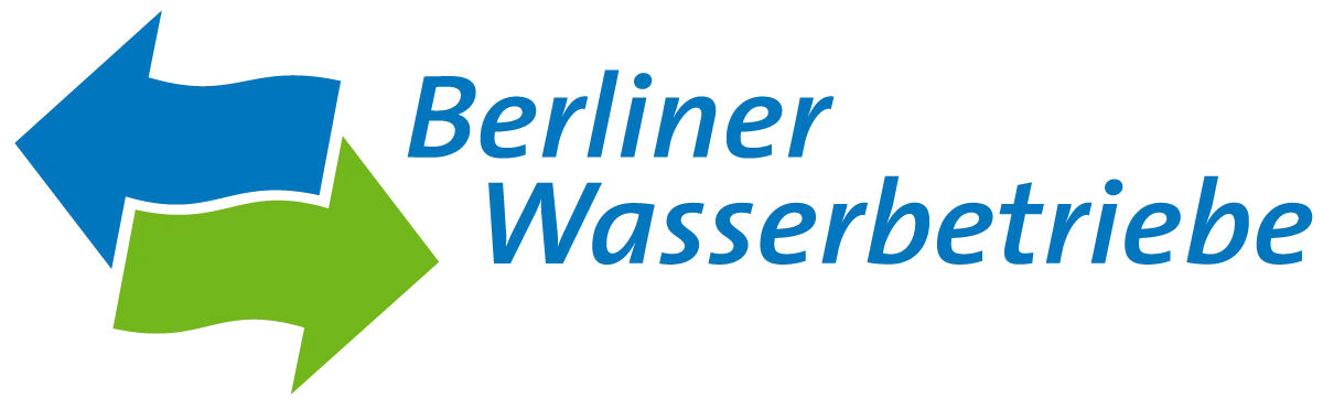 Logo und Schriftzug der Berliner Wasserbetriebe