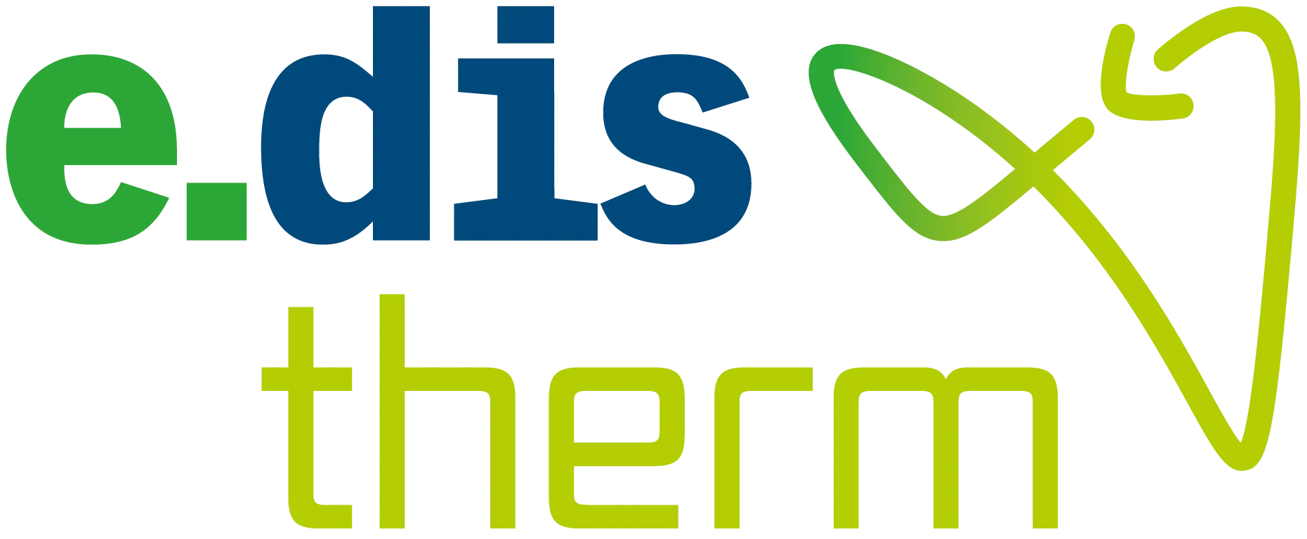 Logo und Schriftzug von e.dis therm